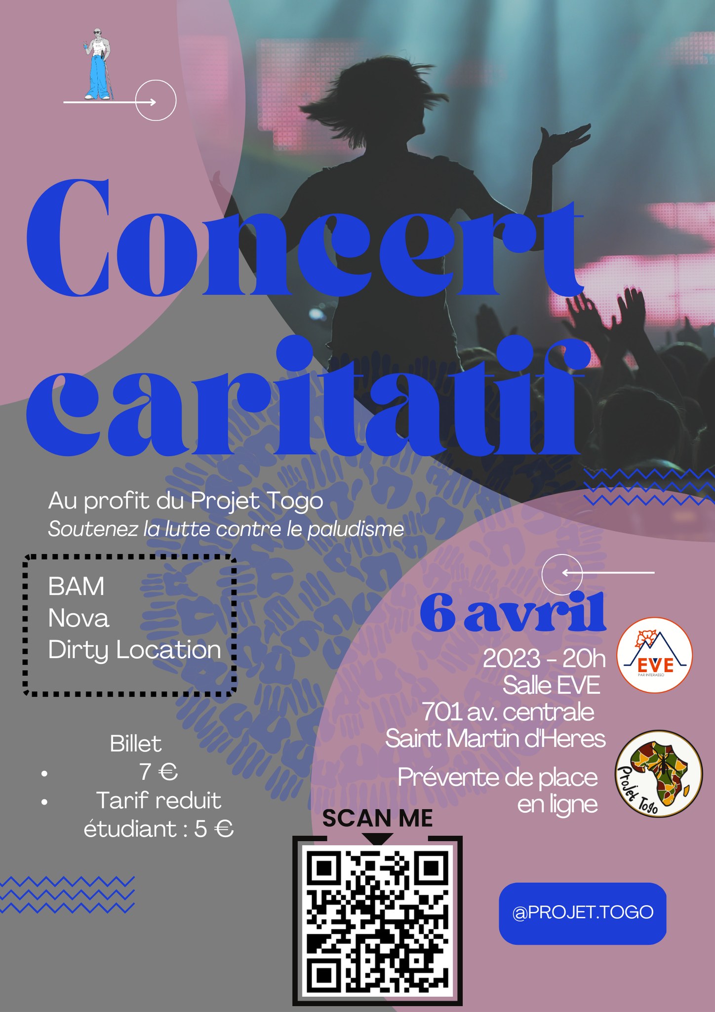 Concert du Projet Togo 2023 | EVE - Espace Vie Étudiante